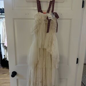 Free People Cream High Low Dress